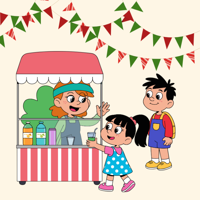 Tiny Traders Market at Botany Library!  