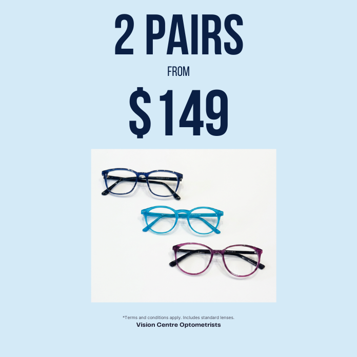 2 Pairs of Glasses from just $149